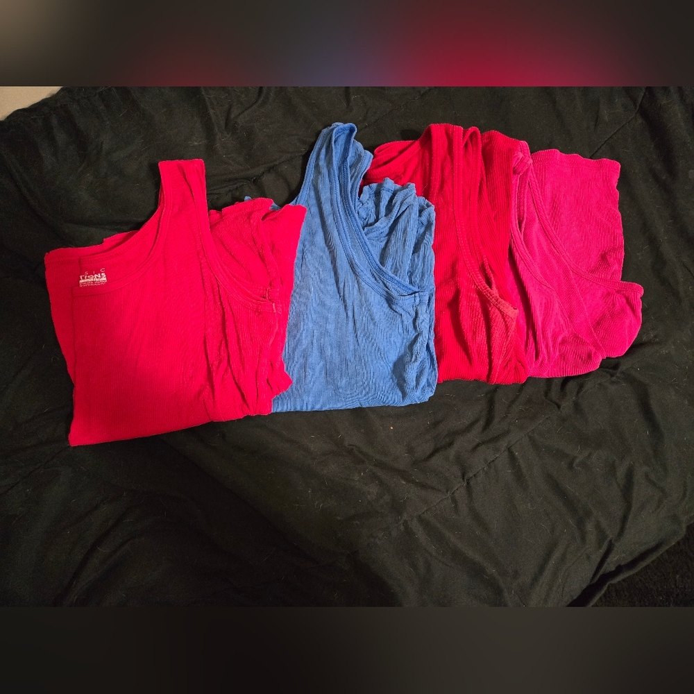 Bundle of Womens Colorful tank tops